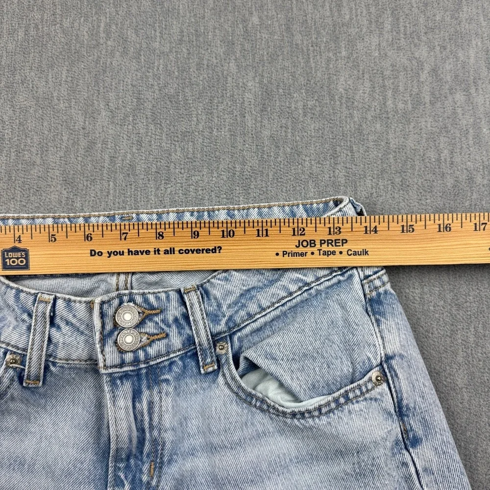 Levis Jeans Women 27X31 Blue Superlow Baggy Wide Leg Relax Light Wash Denim Y2K